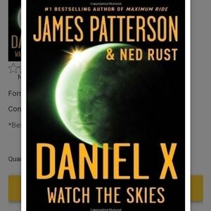 𝅺james Patterson Daniel X Watch The Skies Hardcover Novel